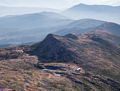 Lakes of the Clouds and the AMC hut.<br />Oct. 3, 2014 - Atop Mt. Washington, New Hampshire.