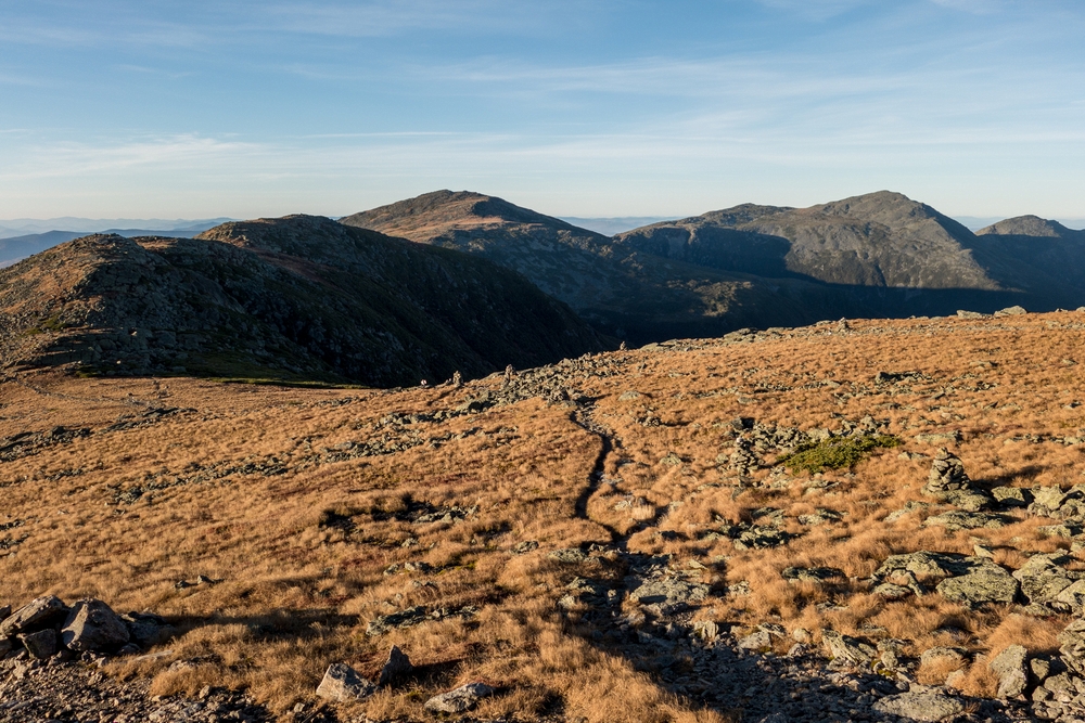 The Appalachian Trail heading north?<br />Oct. 3, 2014 - On Cog Railway on the way down from Mt. Washington, New Hampshire.