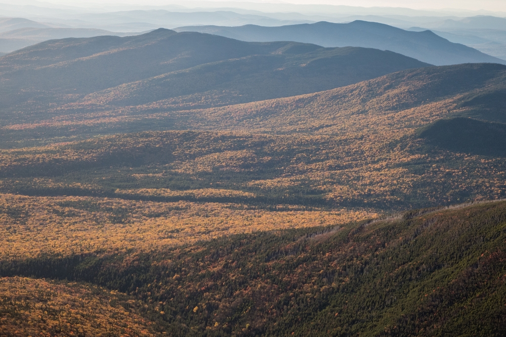 Oct. 3, 2014 - On Cog Railway on the way down from Mt. Washington, New Hampshire.