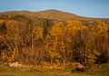 Mt. Washington at sunset.<br />Oct. 3, 2014 - At the Base Station Mt. Washington Cog Railway, New Hampshire.