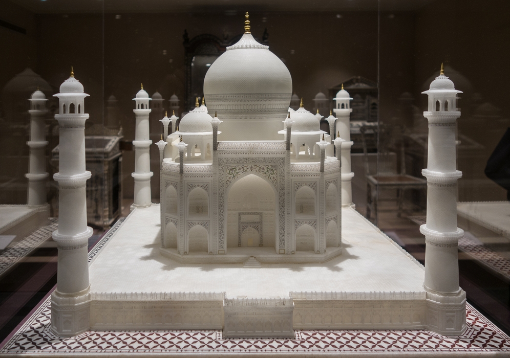 Model of the Taj Mahal, 19th century.<br />Oct 4, 2014 - Peabody Essex Museum, Salem, Massachusetts