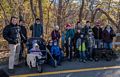 The Riverwalk cleanup crew, among them Joyce and Deb.<br />Nov. 15, 2014 - Amesbury, Massachusetts.
