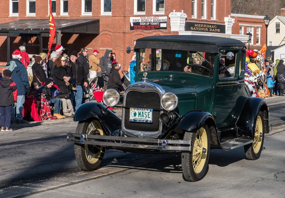 Santa Parade.<br />Dec. 7, 2014 - Merrimac, Massachusetts.