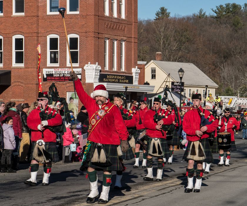 Santa Parade.<br />Dec. 7, 2014 - Merrimac, Massachusetts.