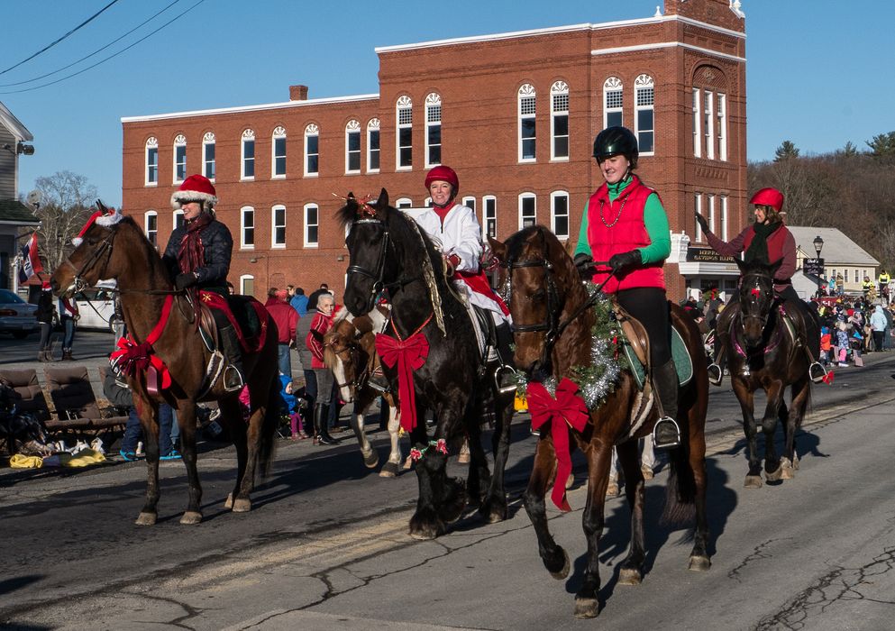 Santa Parade.<br />Dec. 7, 2014 - Merrimac, Massachusetts.