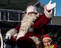 Santa.<br />Santa Parade.<br />Dec. 7, 2014 - Merrimac, Massachusetts.
