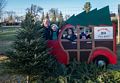 Our freshly cut Christmas tree, Carl, Joyce, Miranda, Matthew, and Egils.<br />Dec. 14, 2014 - MerriHill Tree Farm, Merrimac, Massachusetts.