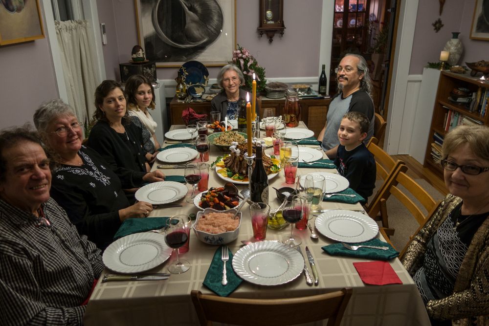 Paul, Norma, Holly, Joyce, Carl, Matthew, and Linda.<br />Dec. 25, 2014 - At home in Merrimac, Massachusetts.