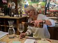 Christine Savale, our wine consultant.<br />July 29, 2014 - Sattui Winery, St. Helena, California.