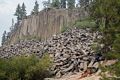 Egils at Devils Postpile National Monument.<br />July 31, 2014 - Near Mammoth Lakes, California