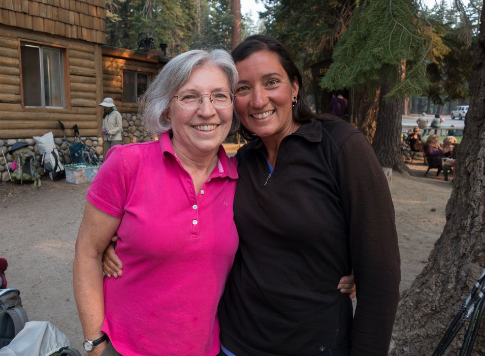 Joyce and Melody.<br />July 31, 2014 - Reds Meadow near Mammoth Lakes, California.