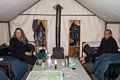 Our two very friendly room-mates (sisters from the Bay Area).<br />May Lake High Sierra Camp.<br />Aug. 3, 2014 - Yosemite National Park, California.