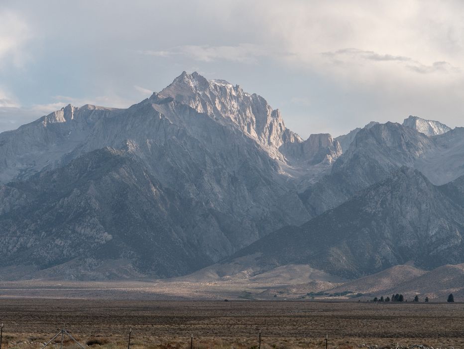 Mt. Whitney?<br />Aug. 7, 2014 - On US-395 north of Independence, California.