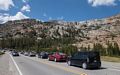 Delay due to construction and/or Yosemite Park entrance fee collection<br />Aug. 8, 2014 - On CA-120 just east of Tioga Pass, California.