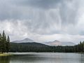 Rain approaching Dog Lake.<br />Hike aroun/on Lembert Dome.<br />Aug. 8, 2014 - Yosemite National Park.