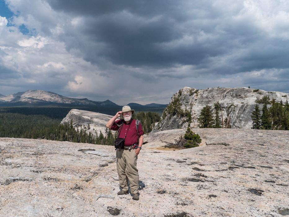 Egils on Lembert Dome.<br />Hike aroun/on Lembert Dome.<br />Aug. 8, 2014 - Yosemite National Park.