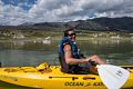 Melody.<br />Aug. 12, 2014 - Kayaking on Mono Lake, California.