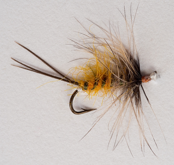 Lance's fly fishing lure.<br />Feb. 1, 2015 - Merrimac, Massachusetts