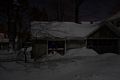 Back yard by moonlight.<br />Feb. 3, 2015 - At home in Merrimac, Massachusetts.