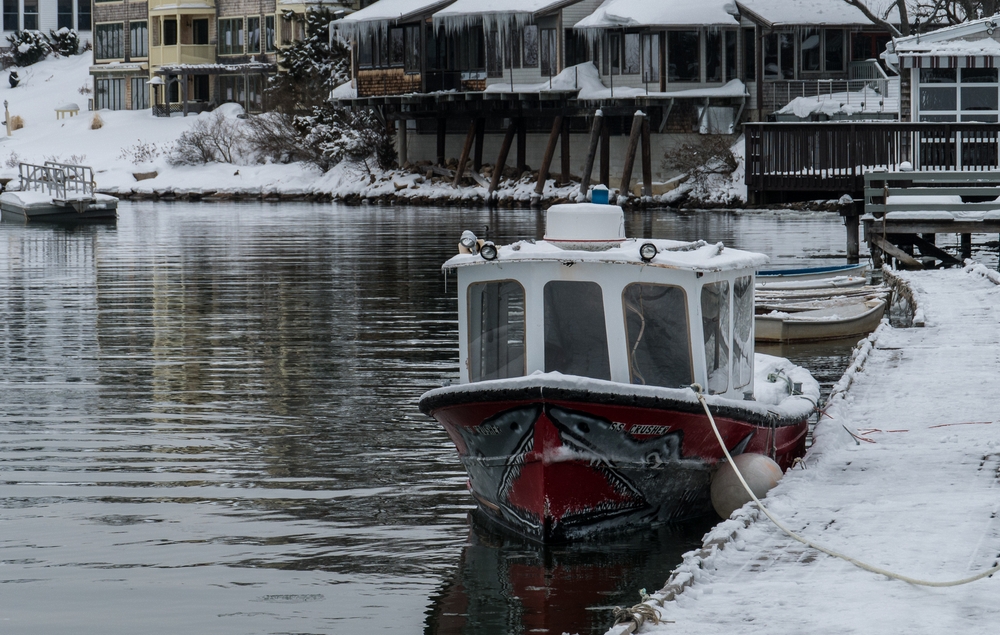 Feb. 7, 2015 - Perkins Cove, Ogunquit, Maine.