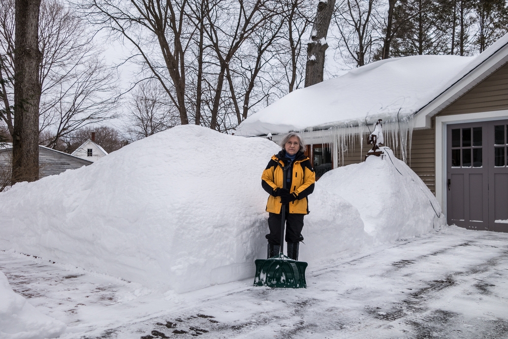 Joyce.<br />After clearing the snow one more time.<br />Feb. 10, 2015 - At home in Merrimac, Massachusetts.