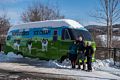 Melody, Sati, and Joyce at the Ben and Jerry's factory.<br />Feb. 18, 2015, Waterbury, Vermont