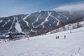 Mount Mansfield ski trail seen from Spruce Pead.<br />Feb. 19, 2015 - Stowe, Vermont
