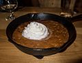 A monster chocolate chip cookie at The Bench Restaurant.<br />Feb. 19, 2015 - Stowe, Vermont