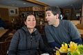 Melody and Sati.<br />Lunch at the Trapp Family Lodge.<br />Feb. 20, 2015 - Stowe, Vermont.