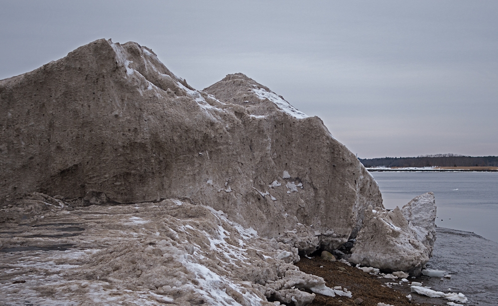 Snow mountain.<br />March 4, 2015 - Cashman Park, Newburyport, Massachusetts.