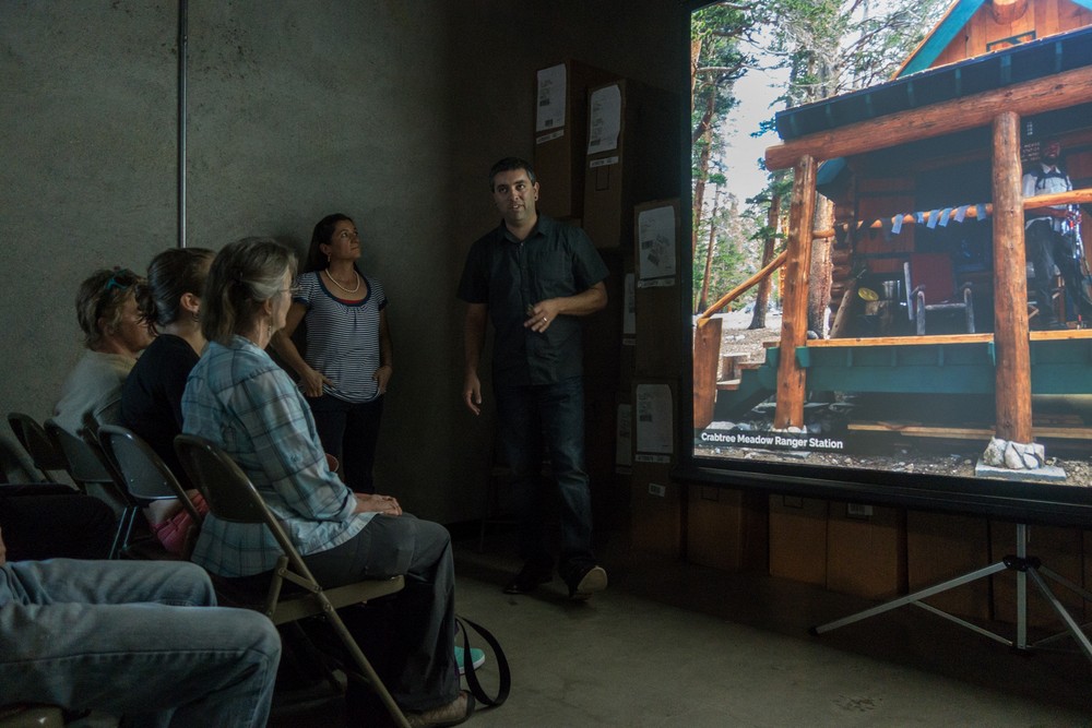 Sati and Melody's presentation on their summer trek.<br />March 25, 2015 - REI store in San Francisco, California.
