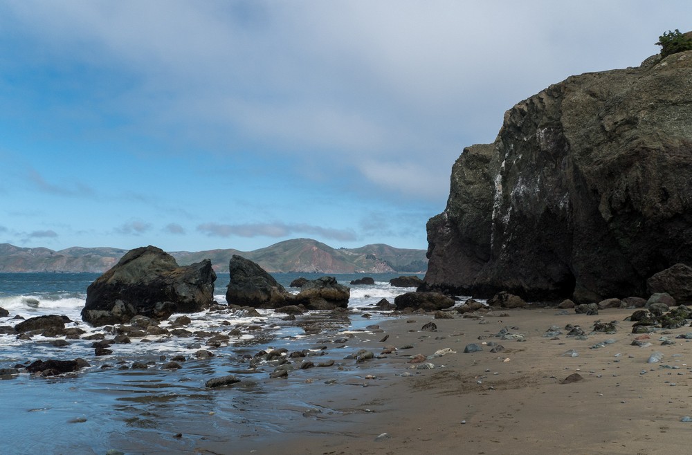 Got here via side trail to the Labyrinth from the Coastal Trail.<br />March 27. 2015 - Lands End, San Francisco, California.