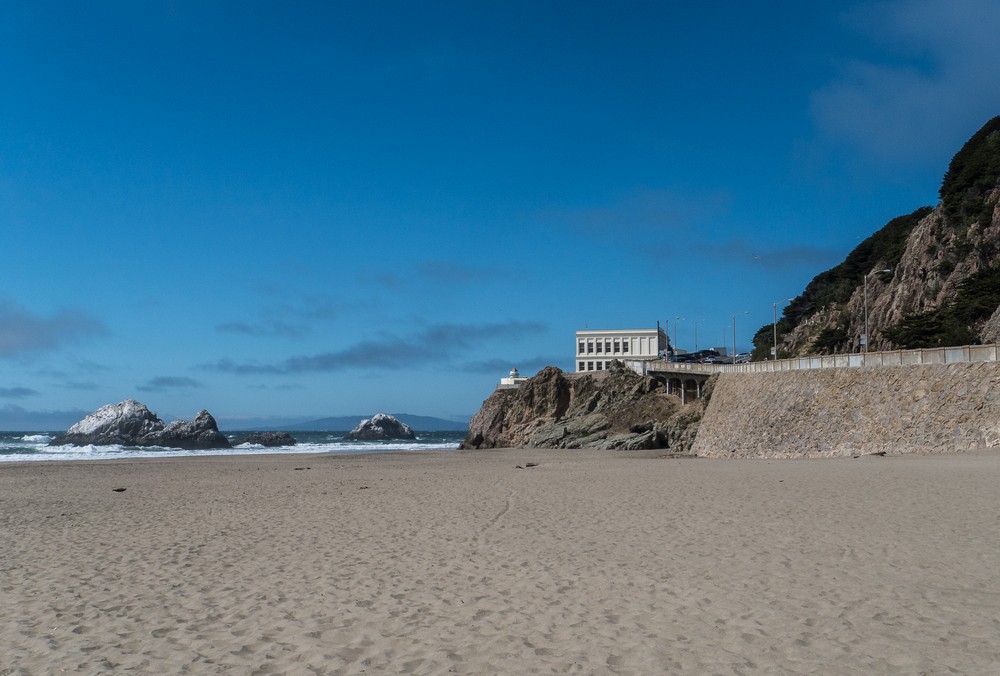 Cliff House at the northern end of Ocean Beach.<br />March 27, 2015 - San Francisco, California.