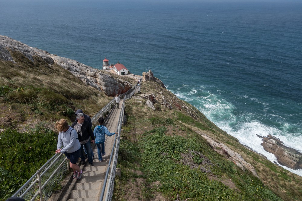 On way down to the lighthouse.<br />March 30, 2015 - Lighthouse, Point Reyes, California.
