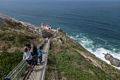 On way down to the lighthouse.<br />March 30, 2015 - Lighthouse, Point Reyes, California.