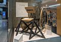 Displays in a gallery window.<br />March 30, 2015 - San Francisco Airport, California