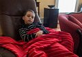 Matthew under the weather.<br />Easter dinner.<br />April 5, 2015 - At Paul and Norma's in Tewksbury, Massachusetts.