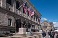 Matthew, Joyce, and Miranda in front of the Boston Public Library.<br />April 19, 2015 - Boston, Massachusetts.
