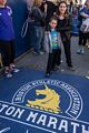 Matthue and Miranda at the Boston Marathon finish line.<br />April 19, 2015 - Boston, Massachusetts.