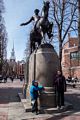 Matthew and Miranda at the Paul Revere Monument.<br />April 19, 2015 - Boston, Massachusetts.