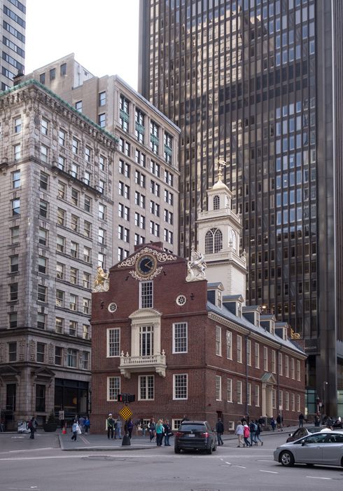 Old State House.<br />April 19, 2015 - Boston, Massachusetts.
