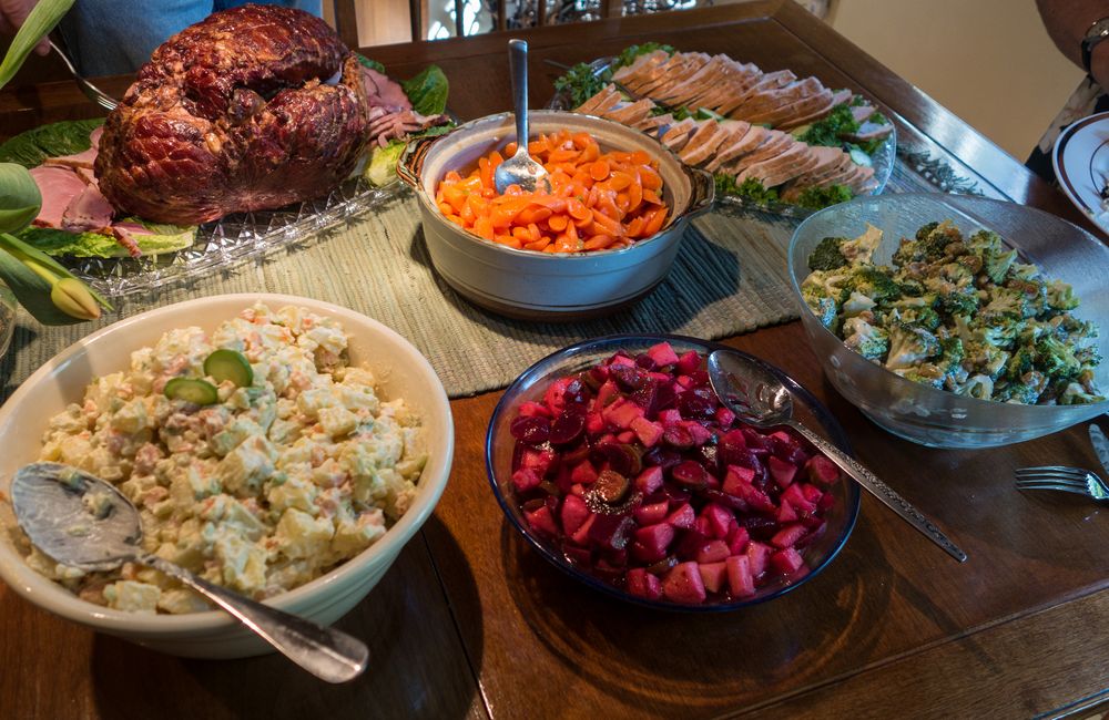 Food catered by Anita.<br />Eriks' graduation from Tufs party.<br />May 17, 2015 - At Uldis and Edite's in Manchester by the Sea, Massachusetts.