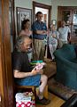 Carl, Holly, Juris, Baiba, and Ronnie.<br />Egils' 75th and Carl's 46th birthday celebration.<br />June 13, 2015 - At home in Merrimac, Massachusetts.