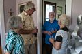 Joyce, John H., Egils, Nancy H.<br />Egils' 75th and Carl's 46th birthday celebration.<br />June 13, 2015 - At home in Merrimac, Massachusetts.