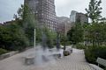 Ross Miller sculpture 'Harbor Fog', installed in 2008.<br />June 16, 2015 - Along the Greenway in Boston, Massachusetts.