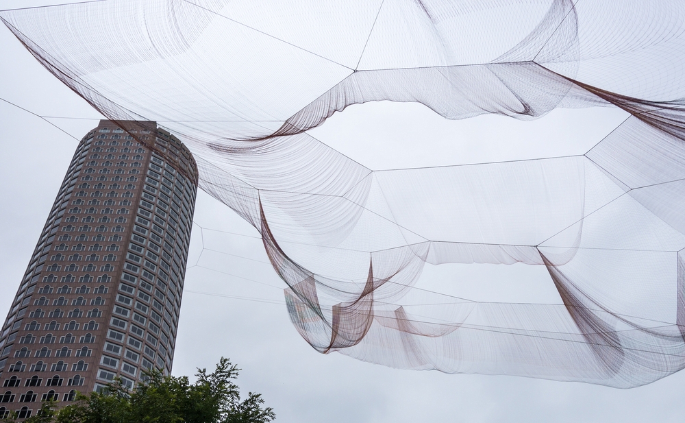 Janet Echelman's "As If It Were Already Here".<br />May 11 through October.<br />June 16, 2015 - Along the Greenway in Boston, Massachusetts.