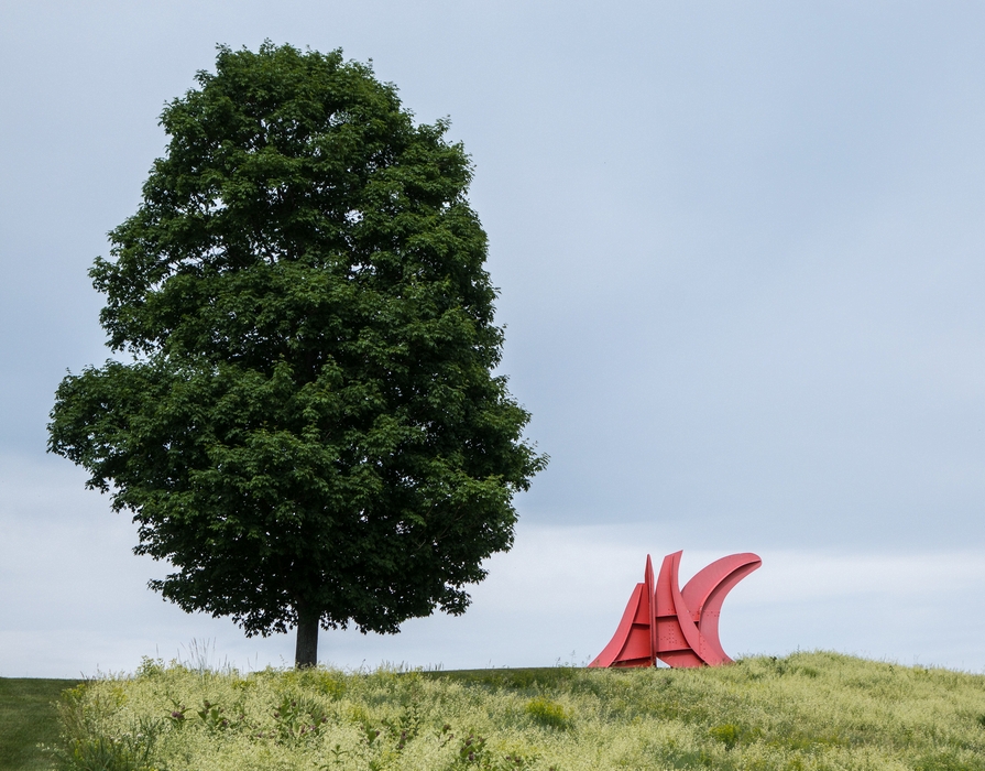 Alexander Calder's "Five Swords".<br />June 17, 2015 - Storm King Arts Center, Mountainville, New York.