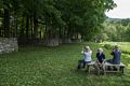 Baiba, Joyce, and Ronnie at Andy Goldsworthy's "Storm King Wall".<br />June 17, 2015 - Storm King Arts Center, Mountainville, New York.