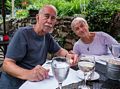 Ronnie and Baiba at the North Plank Road Tavern.<br />June 17, 2015 - Newburgh, New York.