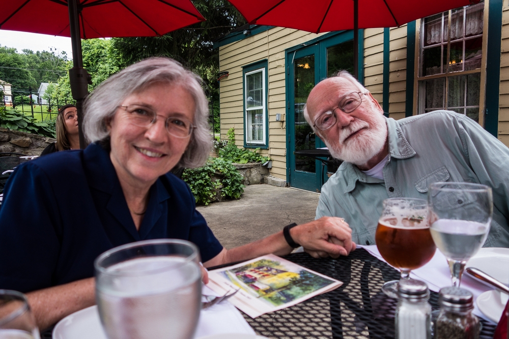 Joyce and Egils at the North Plank Road Tavern.<br />June 17, 2015 - Newburgh, New York.